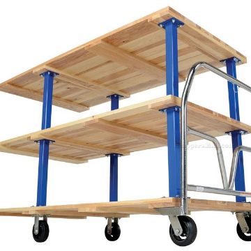 Triple Deck Hardwood Platform Cart 36X72 underneath Triple Deck Hardwood Platform Cart with a 1600 lb. capacity. Deck size; 36X72, Part #: VHPT/TD-3672 underneath