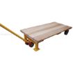 Hardwood platform truck with steel frame.Leg Kit