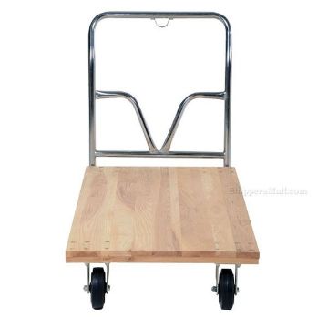 Hardwood platform truck with a hardwood deck. Has a 1600 lb. capacity. Part #: VHPT-2754 Hardwood Platform Truck  27Wx54L