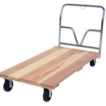 Hardwood platform truck with a hardwood deck. Has a 1600 lb. capacity. Mold on Rubber casters. Part #: VHPT-3060 Hardwood Platform Truck 1.6K Lb 30Wx60L