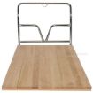 Hardwood platform truck with a hardwood deck. Has a 1600 lb. capacity. Mold on Rubber casters. Part #: VHPT-3672 front