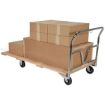 Hardwood platform truck with a hardwood deck. Has a 1600 lb. capacity. Part #: VHPT-3672 