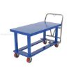 Work-Height Platform Truck 24X48 Steel Top. Deck height is; Part: WHPT-2448-ST