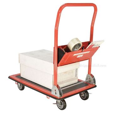 Steel Platform Truck with Folding HandleDeck Size: 19"Wx29"L. Part #: SFT-1929 Steel Platform Truck - Folding Handle, Part #: SFT-1929