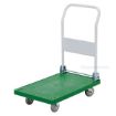Plastic Platform Truck with Folding Handle - 18"W X 30"L