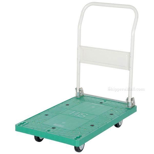 Plastic Platform Truck with Folding Handle - 21"W X 33"L, Part #: FPT-2133