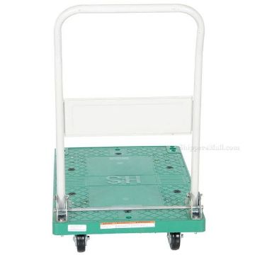 Plastic Platform cart with Fold Down Handle, Part #: FPT-2133  Plastic Platform cart with Folding Handle - 21"W X 33"L, Part #: FPT-2133