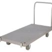 Heavy Duty Plastic Platform Truck with 1 handle. 2000 lb. Capacity. Size: 30"W X 60" L. 