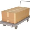 Heavy Duty Plastic Platform Truck with 1 handle. 2000 lb. Capacity. Size: 30"W X 60" L. 