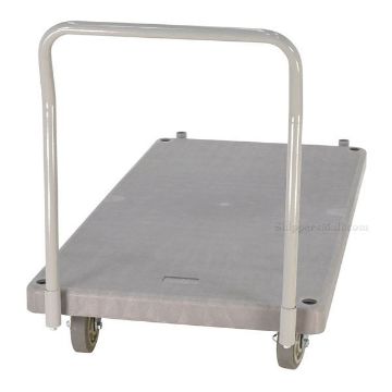 HD Plastic Platform Truck with 1 Handle 2000 lb. capacity . Capacity: 2000 lb. Part #: PPT-2-41 HD Plastic Platform Truck with 1 handle. 2000 lb. Capacity. Size: 30"W X 60" L.