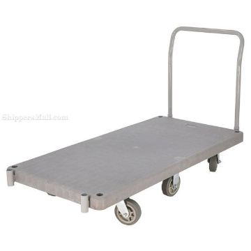 Heavy Duty Plastic Platform Truck with 1 Handle 3000 lb. capacity . Deck Height: 9-3/8". Capacity: Part #: PPT-3-61 HD Plastic Platform Truck 1 Handle 3K. 30X60 in.