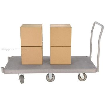 Heavy Duty Plastic Platform Truck with 1 Handle 3000 lb. capacity . Capacity: 3000 lb. Part #: PPT-3-61 HD Plastic Platform Truck 1 Handle 3K. 30X60 in.