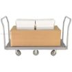 Heavy Duty Plastic Platform Truck with 2 Handles 3000 lb. capacity . Deck Height: 9-3/8". - Part #: PPT-3-62