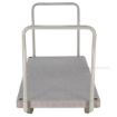 Heavy Duty Plastic Platform Truck with 2 Handles 3000 lb. capacity . Deck Height: 9-3/8". - Part #: PPT-3-62