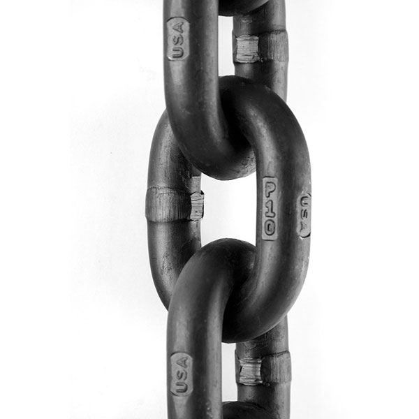 Grade 100 Lifting Chain - assorted lengths and sizes.  Made in america Peerless