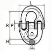 Peer-Lift Mechanical Coupling Links (Grade 80) drawing