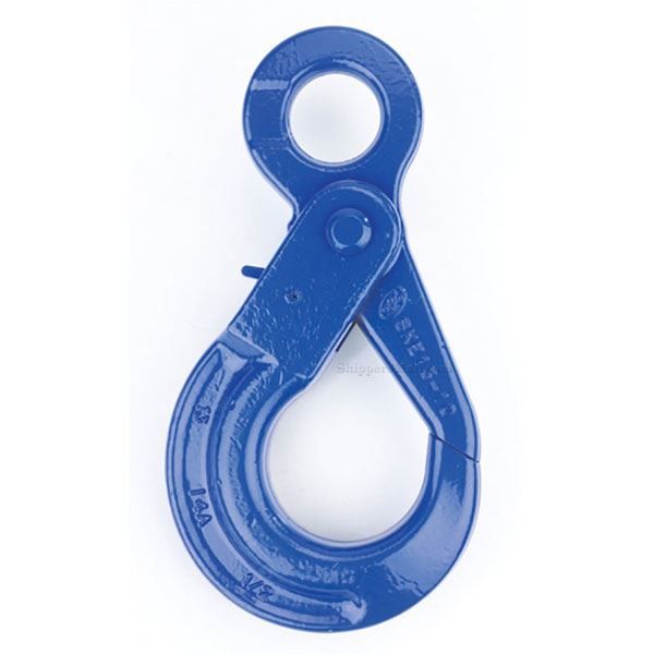 Grade 100 Eye Self-Locking Hook (Grade 100), Chain Rigging Component,