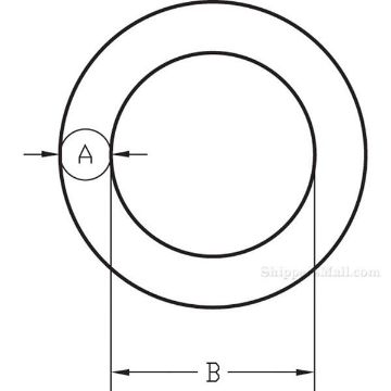 Peerless Alloy Round Rings Lifting Chain Component, Drawing Peerless Alloy Round Rings, Lifting Chain Rigging Component, drawing
