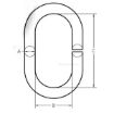 V-Notched Alloy Coupling Links, Chain Rigging Component,