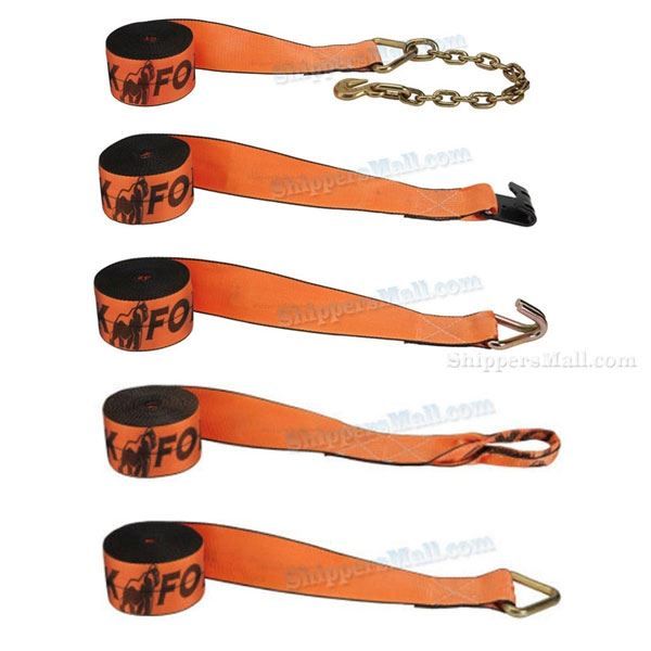 4" Winch Straps - Kinedyne K-Force
