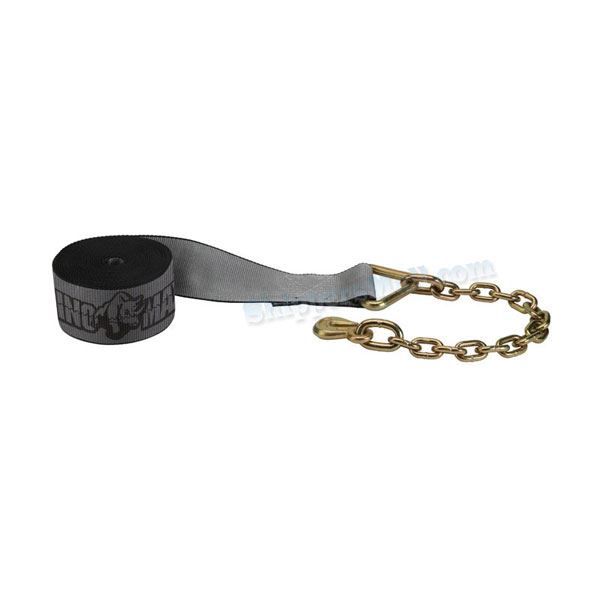 3" x 30' Rhino Winch Strap With Chain Anchor 363040