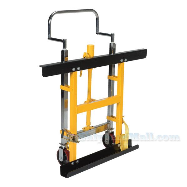 Pallet rack dolly for moving pallet racks. PRRJ-10-D