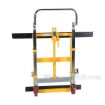 Pallet rack moving dolly for moving pallet racks. PRRJ-10-D back
