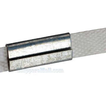 Poly strapping seals x 1000 PCS. P/N: PSEAL-12 1/2" Seals works with Poly Strapping  ST-12-8X8-BL, ST-12-16X3-BL; ST-12-16X6-BL