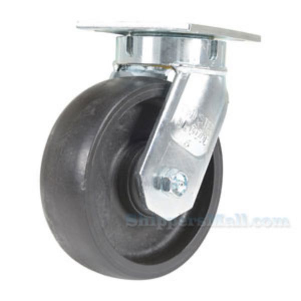 6X2 Glass Filled Nylon Heavy Duty, Swivel casters P/N: CST-HHD-6X2GFN-S