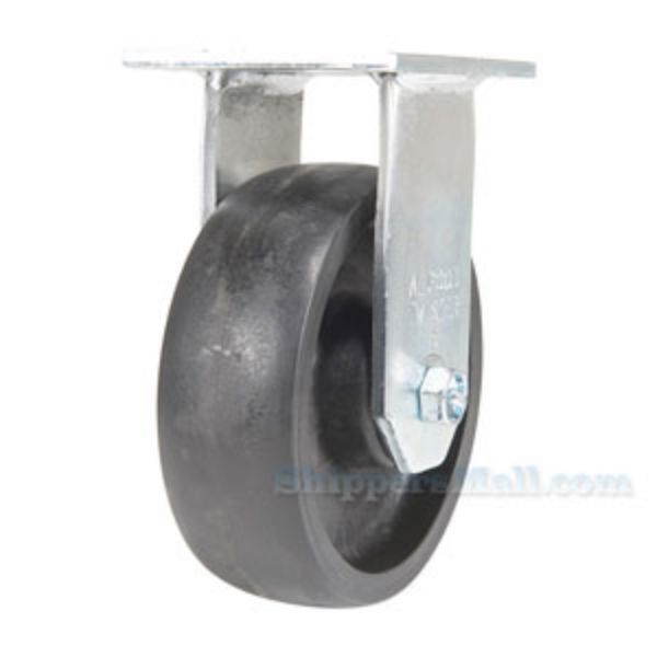 6X2 Glass Filled Nylon Heavy Duty, Rigid casters P/N: CST-HHD-6X2GFN-R