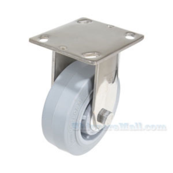 5X2 Thermoplastic Stainless Steel rigging with rigid Caster, P/N: CST-E-SS-5X2TPR-R