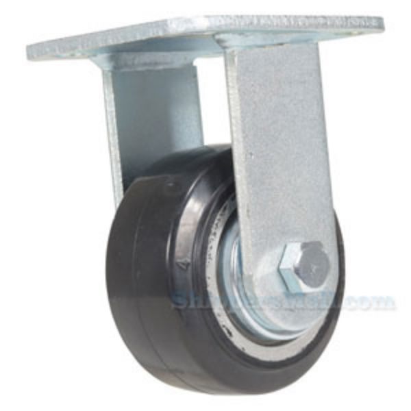 4X2 Mold On Rubber Rigid Caster model number CST-VE-4X2MRA-R