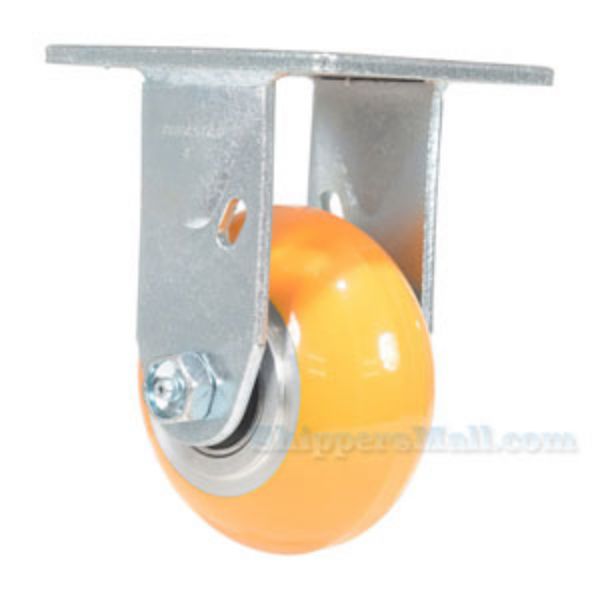 4X2 Aluminum Rigid casters model CST-F34-4X2SI-R