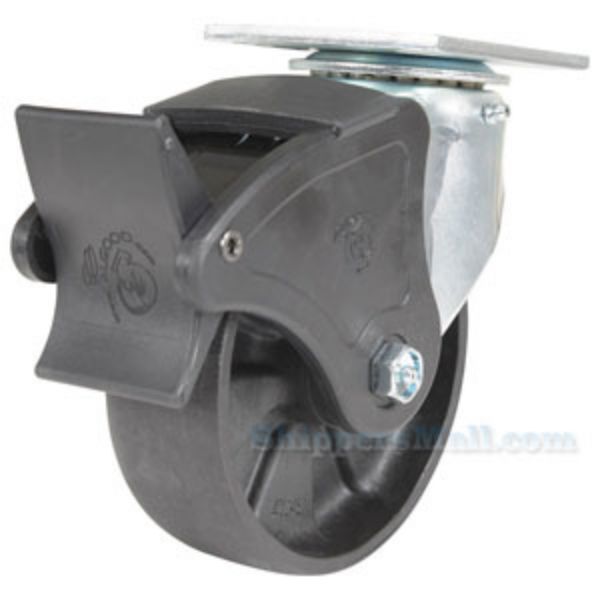 6X2 Glass Filled Nylon Light Duty, swivel and lock caster p/n; CST-HLD-6X2GFN-SWTB1