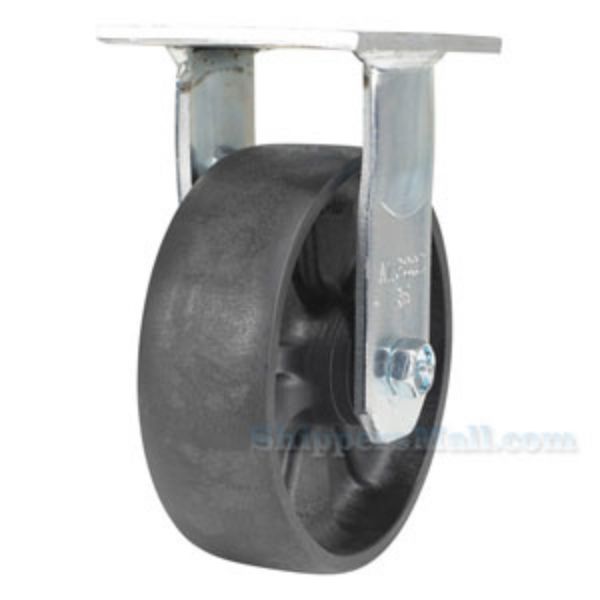 6X2 Glass Filled Nylon Light Duty, Rigid casters CST-HLD-6X2GFN-R