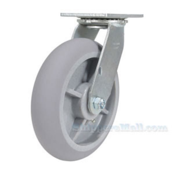8X2 Polyolefin Swivel Caster: Model: CST-F34-8X2DK-S
