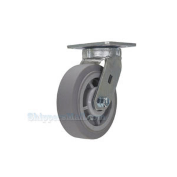 High Quality Casters for industrial use, 6 x 2 thermoplastic rubber/polyolefin hub swivel, Model; CST-F40-6X2DK-S