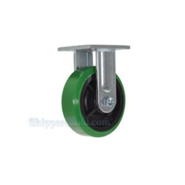 High Tech Casters for industrial use, 6 x 2 polyurethane /polyolefin hub rigid, Model; CST-F40-6X2DT-R