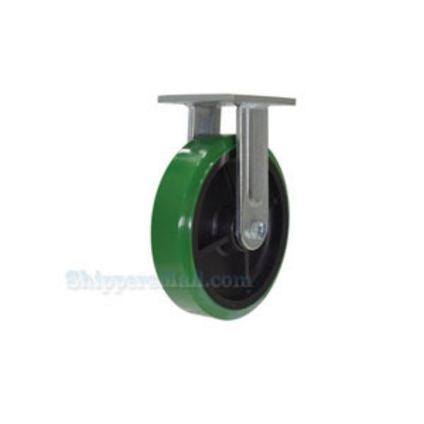High Tech Casters for industrial use, 8 x 2 polyurethane /polyolefin hub rigid, Model; CST-F40-8X2DT-R
