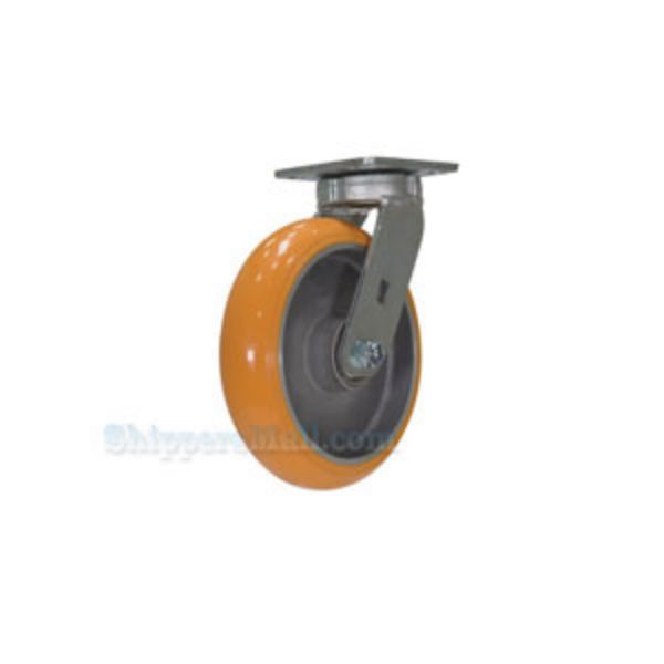 Premium Quality Casters for industrial use, 8 x 2 polyurethane /aluminum hub swivel, Model; CST-F40-8X2SI-S