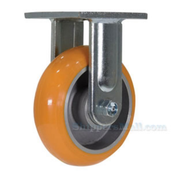 Premium Quality Casters 8 x 2 polyurethane /aluminum hub rigid, Model; CST-F40-8X2SI-R