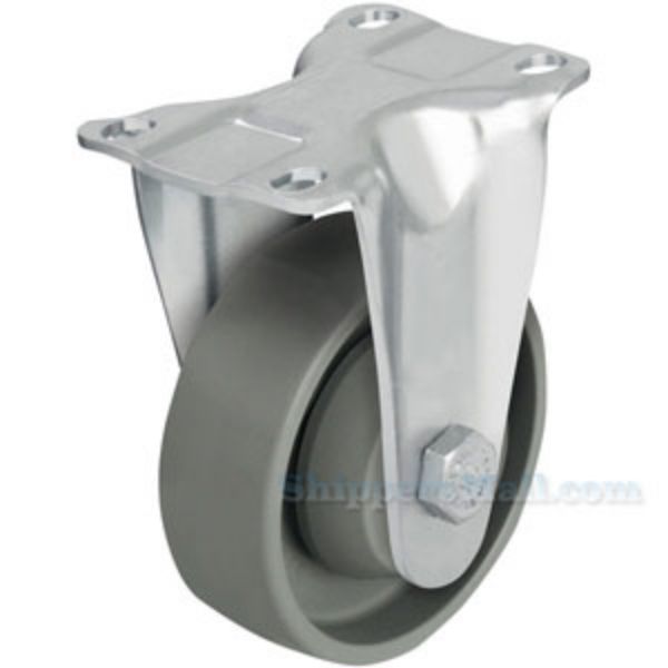 Industrial Caster, 4x1-7/16 nylon, rigid, Model; CST-AL-4X1NY-R
