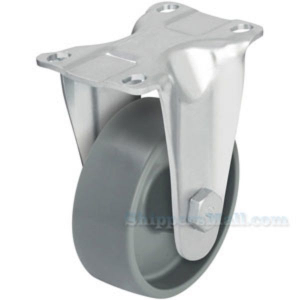 Industrial Caster, 5x1-9/16 nylon, rigid, Model; CST-AL-5X2NY-R