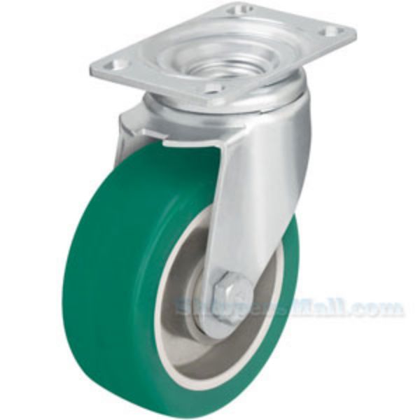 Industrial German Caster, 5x1-9/16 polyurethane , swivel, Model; CST-AL-5X2SO-S