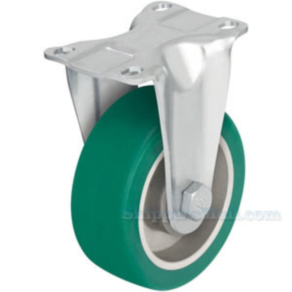 German made Caster, 5x1-9/16 polyurethane , rigid, Model; CST-AL-5X2SO-R