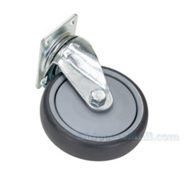 German made Industrial Caster, 5x1-1/4 polyurethane , swivel, Model; CST-AL-5X1TPU-S