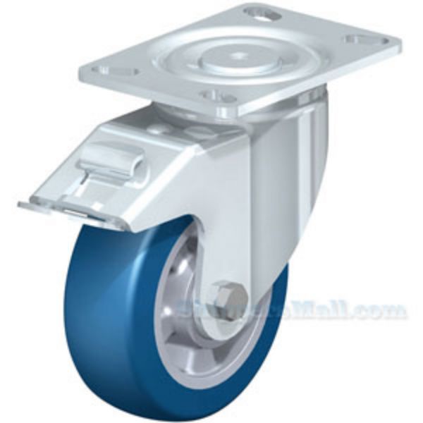 German made Industrial Caster, 6x2 polyurethane , swivel with total brake, Model; CST-ALH-6X2BESO-SWTB