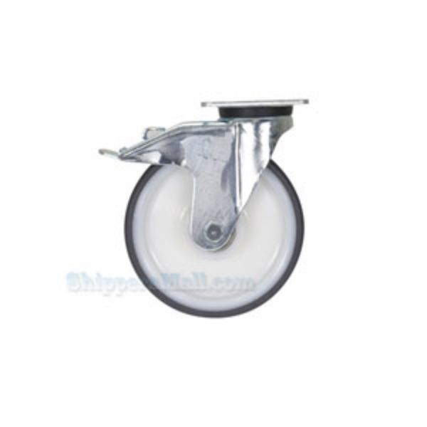 German Industrial Caster, 8x2 polyurethane , swivel with total brake, Model; CST-ALEH-8X2TPU-SWTB