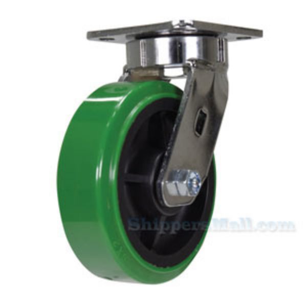 Industrial Caster, 6 x 2 duratough ptu, swivel, Model; CST-FC47-6X2DT-S