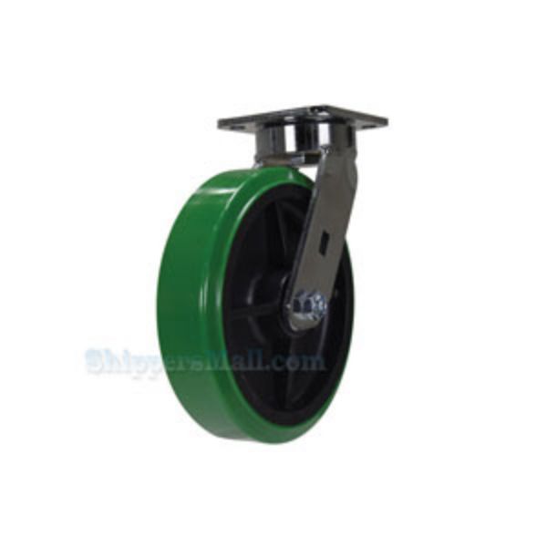 Industrial Caster, 8 x 2 duratough ptu, swivel, Model; CST-FC47-8X2DT-S